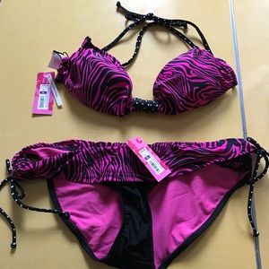 Xhilaration reversible two-piece bathing suit